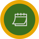 calendar circle icon