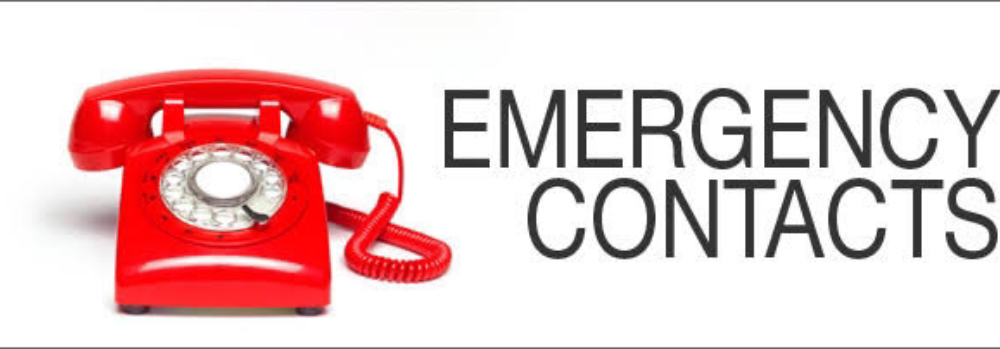 Emergency Contacts and Phone Numbers