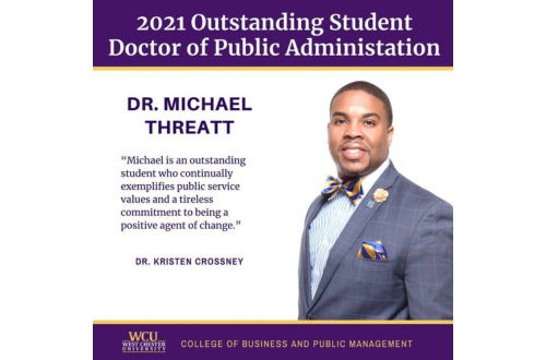 Dothan Housing's COO, Dr. Michael C. Threatt receives Outstanding Achievement