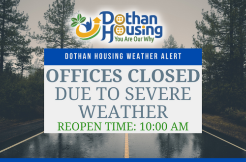 Severe Weather: Dothan Housing Delayed Opening