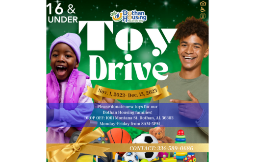 Dothan Housing Kicks Off Annual Toy Drive