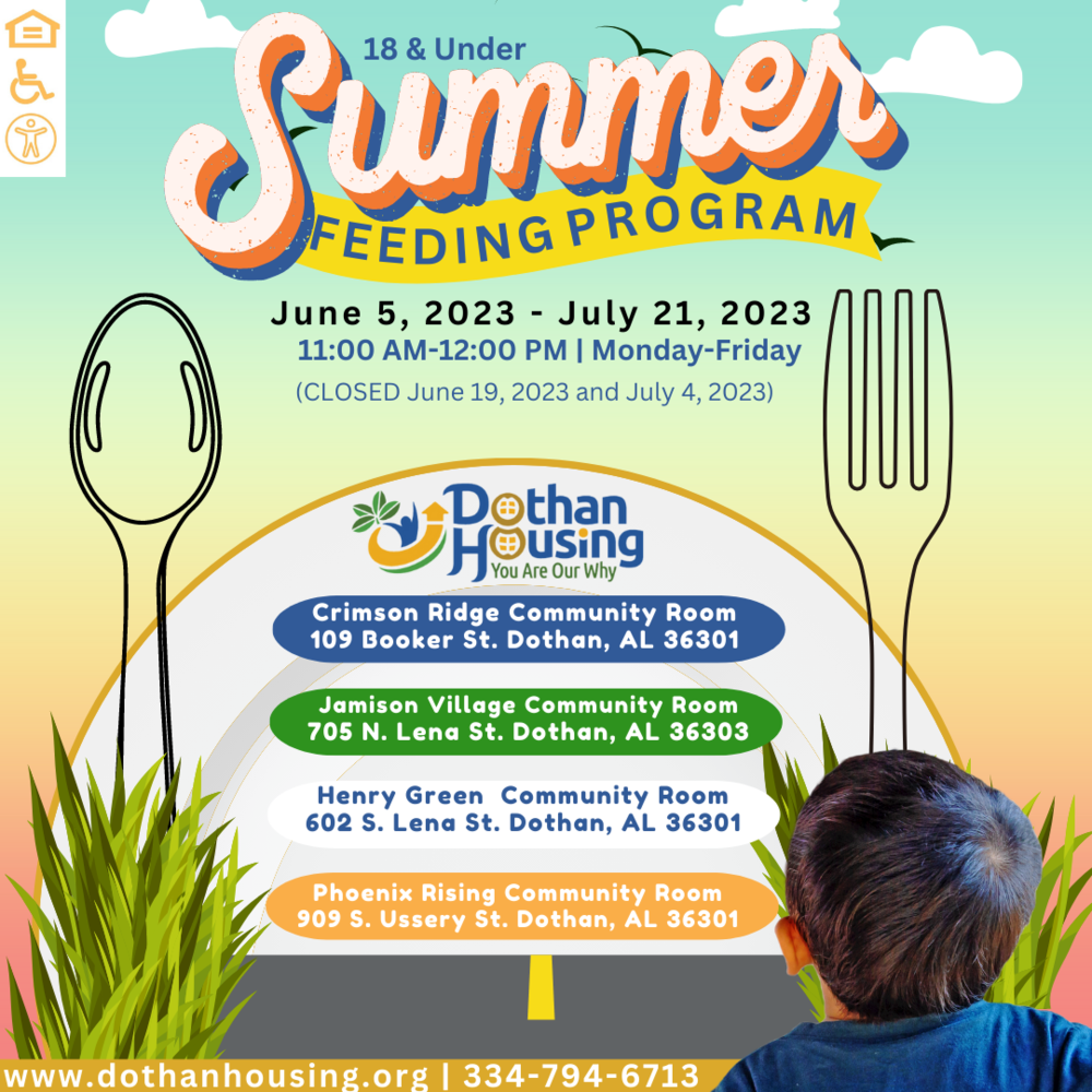 Summer Feeding Program at Dothan Housing