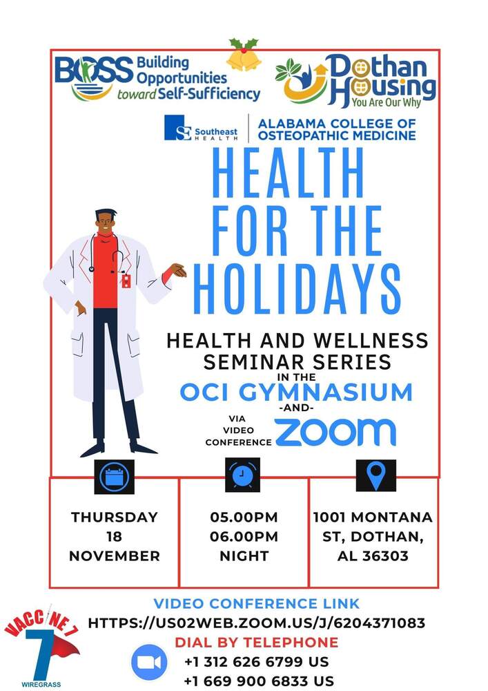 Health and Wellness Seminar: Health for the Holidays