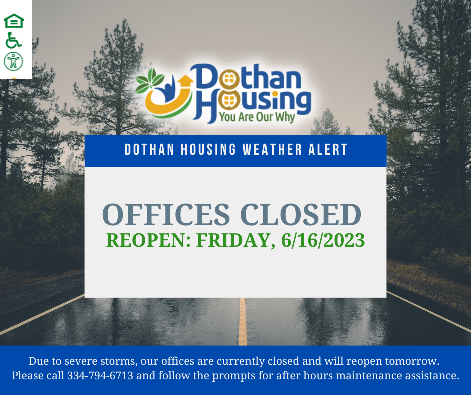 Alert: Severe Weather Office Closure 6/14